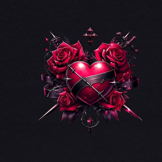 Gothic heart by Shy Elf Designer